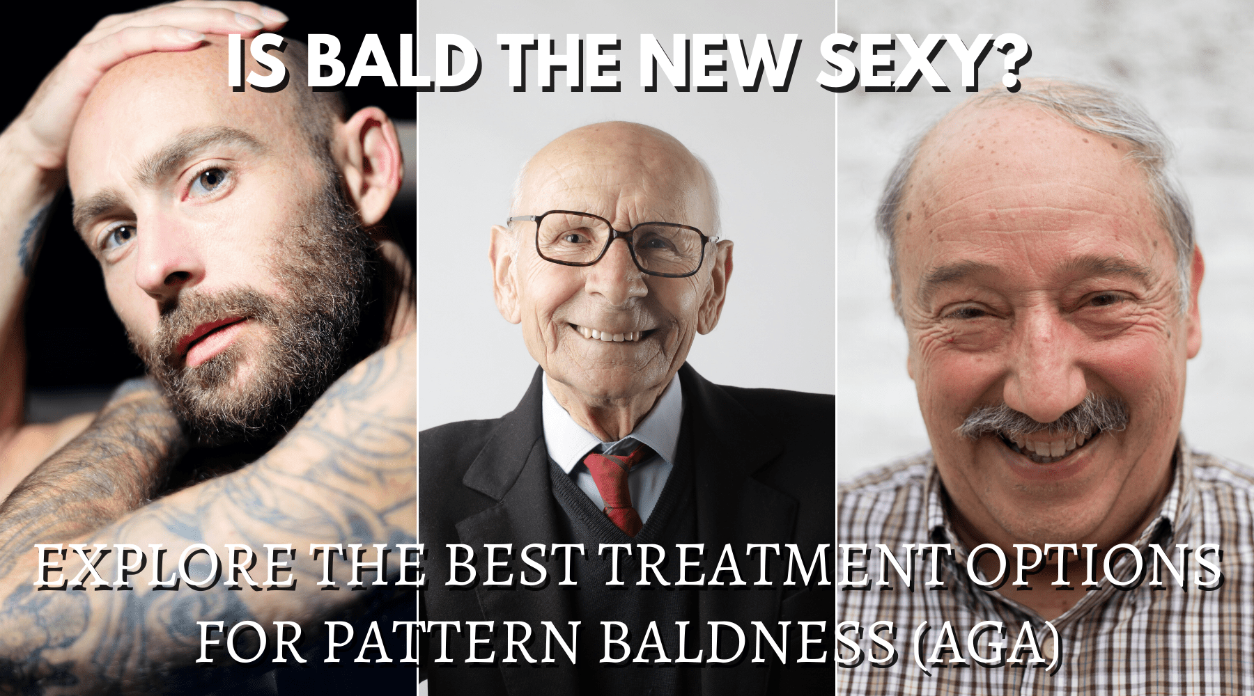 How to reverse baldness and What are the Best Treatment Options for Androgenetic Alopecia (Male & Female Pattern Hair loss)?